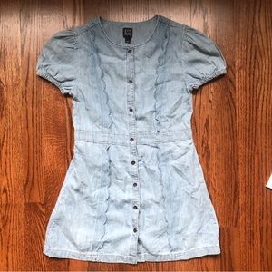 NWOT Gap Chambray Dress 6-7 Years